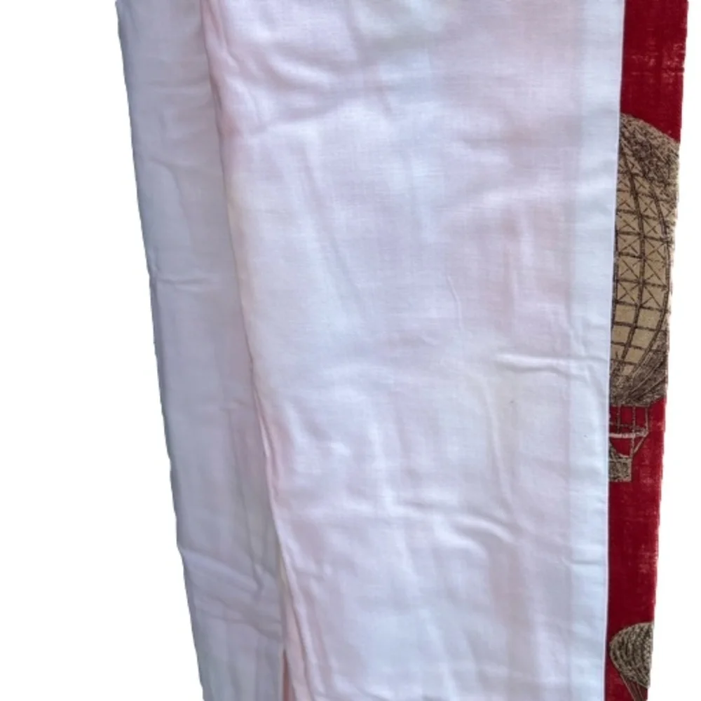 NWOT Set Of 2 Custom Made Hot Air Balloon‎ Printed Drapes for Children Nursery